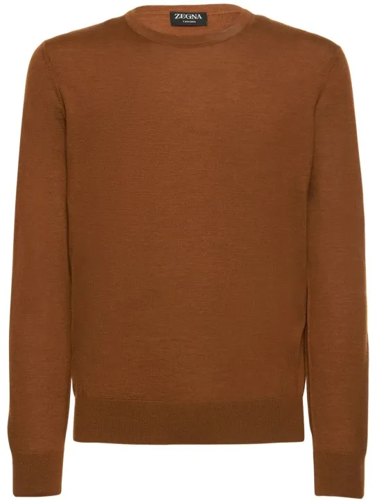 Zegna   Cashmere &amp; silk light knit sweater 