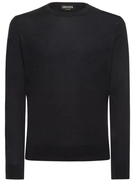 Zegna   Cashmere &amp; silk light knit sweater 