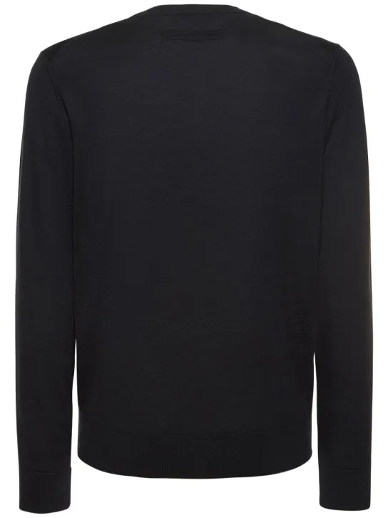 Zegna   Cashmere &amp; silk light knit sweater 