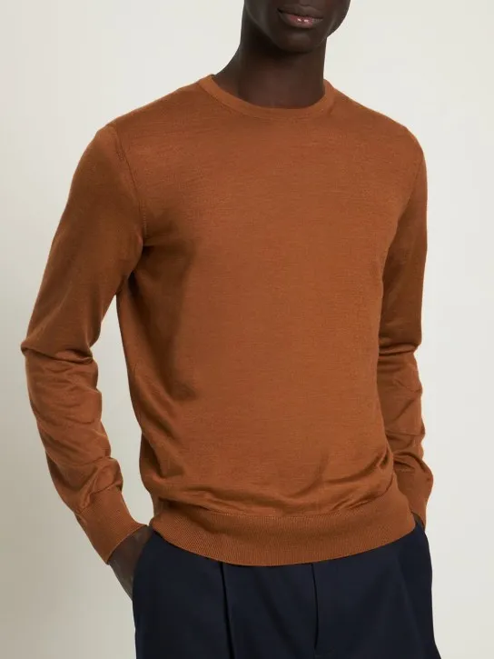 Zegna   Cashmere &amp; silk light knit sweater 