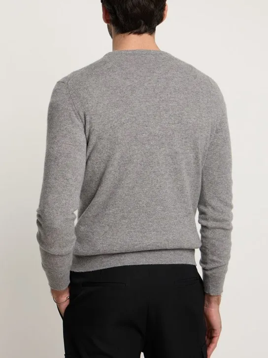 Zegna   Oasi cashmere knit crewneck sweater 