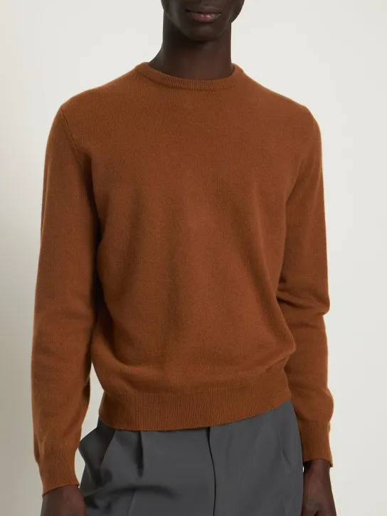 Zegna   Oasi cashmere knit crewneck sweater 