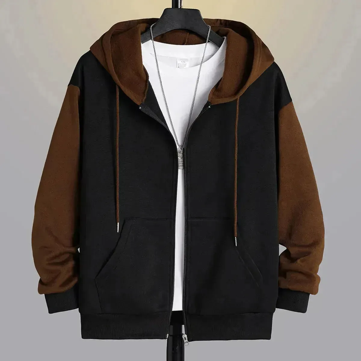 Zipper Hoodie Cardigan Men's Sports And Leisure Jacket