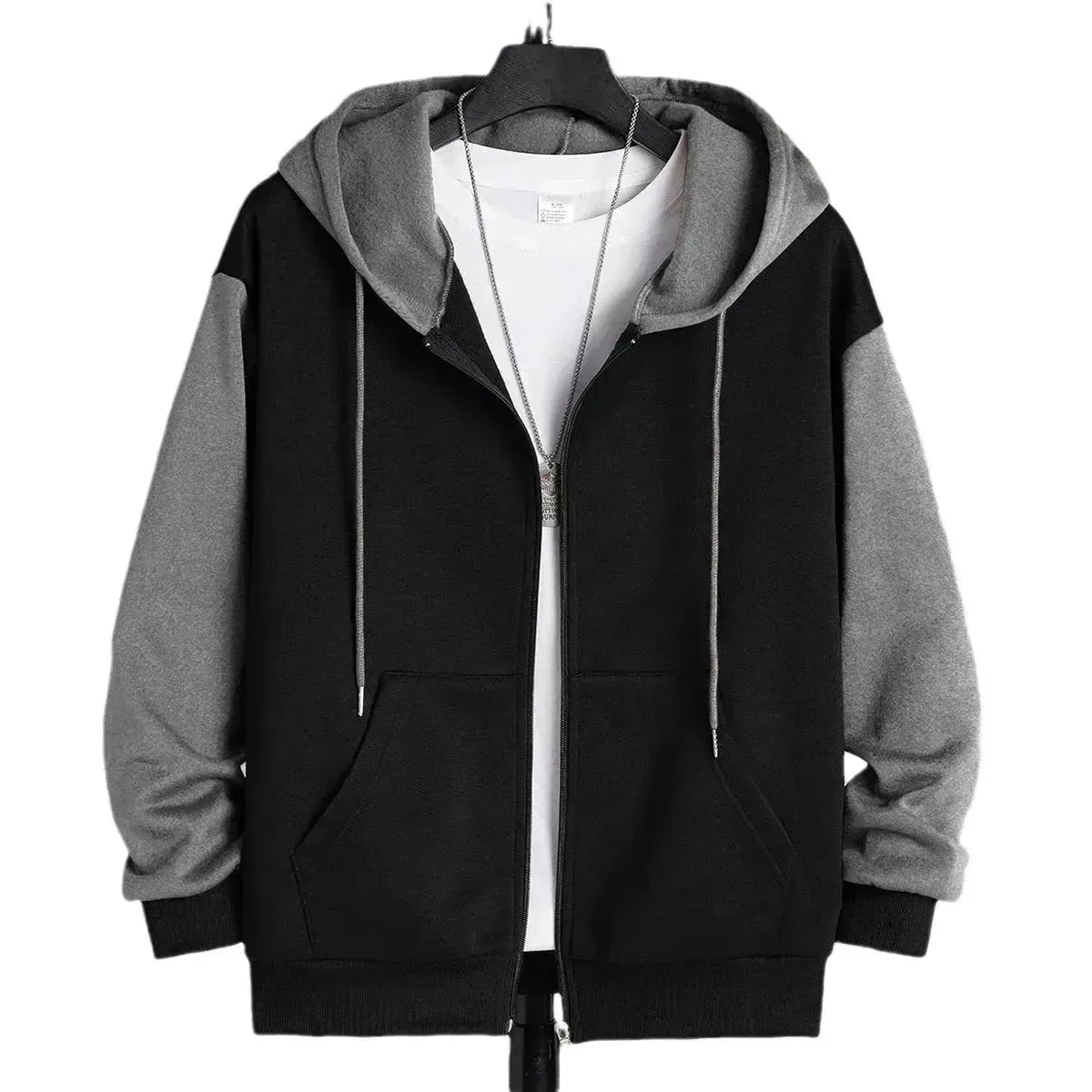 Zipper Hoodie Cardigan Men's Sports And Leisure Jacket